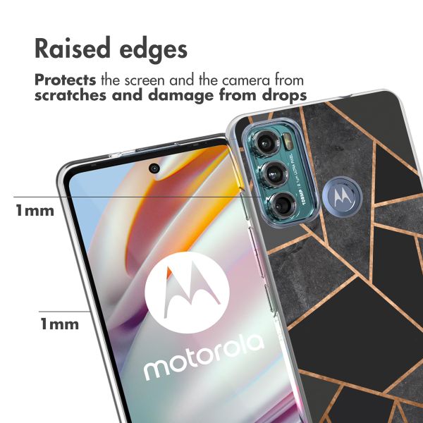 imoshion Design Hülle für das Motorola Moto G60 - Black Graphic