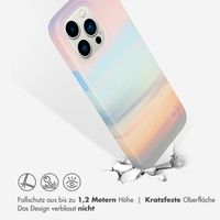 Selencia Aurora Fashion Back Case für das Apple iPhone 14 Pro Max - ﻿Strapazierfähige Hülle - 100 % recycelt - Sky Sunset Multicolor