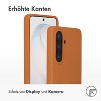 Accezz Liquid Silikoncase mit MagSafe Samsung Galaxy S26 - Orange