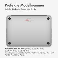 imoshion Teddy Hard Cover Apple MacBook Pro 14 Zoll (2021 / 2023 M3 chip / 2024 M4 chip / 2025 M5 chip) - Hot Pink