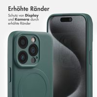 imoshion Color Back Cover mit MagSafe Apple iPhone 15 Pro - Dunkelgrün