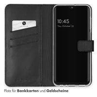 Selencia Echtleder Klapphülle Samsung Galaxy A23 (5G) - Schwarz