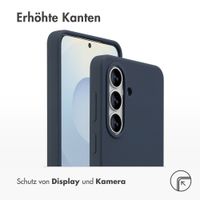 Accezz Liquid Silikoncase mit MagSafe Samsung Galaxy S26 - Dunkelblau