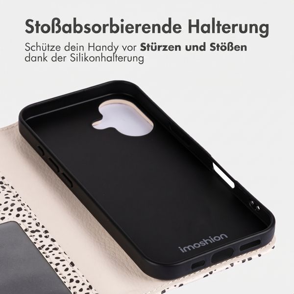 imoshion Design Klapphülle Apple iPhone 16 - Desert Dots