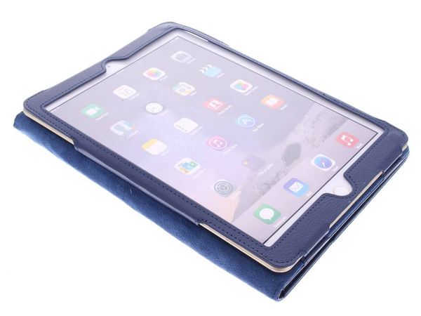 Blaue unifarbene Tablet Klapphülle iPad Air 2 (2014)