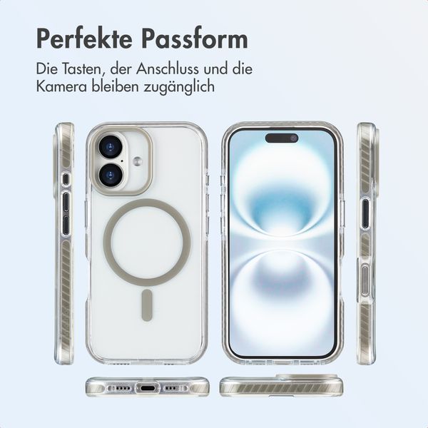 imoshion Combat MagSafe Hülle Apple iPhone 16 - Grau