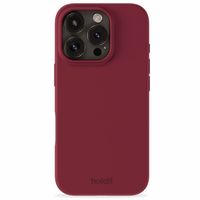 Holdit Silicone Case für das iPhone 16 Pro Max - Red Velvet