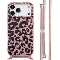 imoshion SilikonHülle design mit Band Apple iPhone 17 Pro Max - Animal Pink