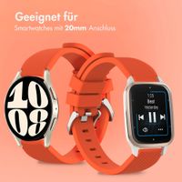 imoshion Flexibles Silikonarmband für das Samsung Galaxy Watch 7 40/44 mm - Orange