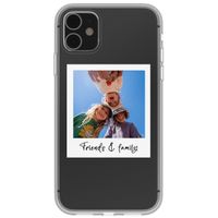 Personalisierte Hülle mit Polaroid Apple iPhone SE (2022 / 2020) / 8 / 7 - Transparent