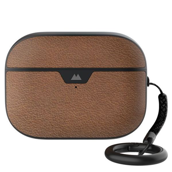 Mous Leather Protective Case für AirPods Pro - Braun