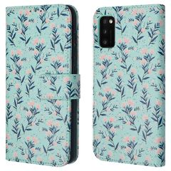 imoshion Design Klapphülle Samsung Galaxy A41 - Blue Flowers