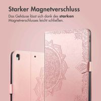 imoshion Mandala Klapphülle Apple iPad 9 (2021) 10.2 Zoll / iPad 8 (2020) 10.2 Zoll / iPad 7 (2019) 10.2 Zoll - Rose Gold