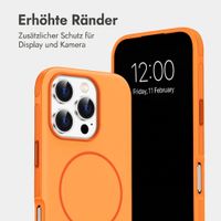 imoshion Color Backcover mit Thin MagSafe Ring Apple iPhone 16 Pro - Orange
