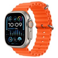 Apple Ocean Armband für die Apple Watch Series 1 bis 10 / SE / Ultra (2) (44/45/46/49 mm) - Orange