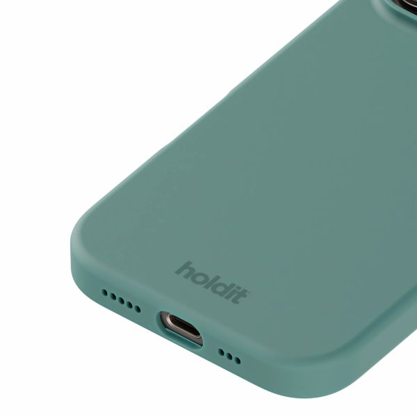 Holdit Silicone Case für das iPhone 16 Pro Max - Moss Green