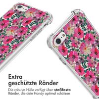 imoshion Design Hülle mit Band Apple iPhone SE (2022 / 2020) / 8 / 7 - Flower Water