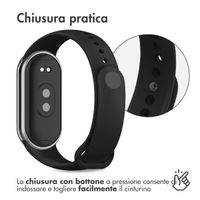 imoshion Silikon Sportarmband für Xiaomi Smart Band 8 / 9 - Schwarz
