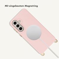 Selencia Rivièra Backcover mit MagSafe mit abnehmbaren Haken Samsung Galaxy A57 (5G) - Sorbet Pink