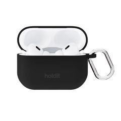 Holdit Solid Silicone Case Apple AirPods Pro / Pro 2 - Schwarz