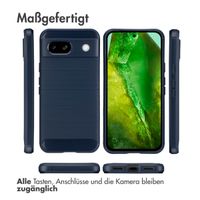 imoshion Brushed Back Cover Google Pixel 8a - Dunkelblau
