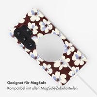 Selencia Vivid Rückabdeckung mit MagSafe Samsung Galaxy S26 Ultra - Choco Flower Pop