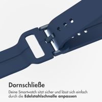 imoshion Silikonarmband für Samsung Galaxy Watch 4 / 5 / 6 / 7 (20 mm) - Dunkelblau