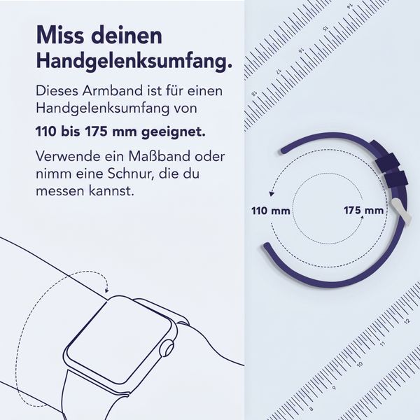 Garmin Silikonarmband -   Garmin 18 mm Anschluss - Black / Slate