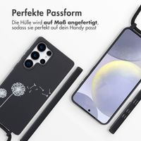 imoshion Silikonhülle design mit Band für das Samsung Galaxy S25 Ultra - Dandelion Black