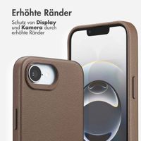 Accezz MagSafe Leather Backcover Apple iPhone 16e - Kaffeebraun