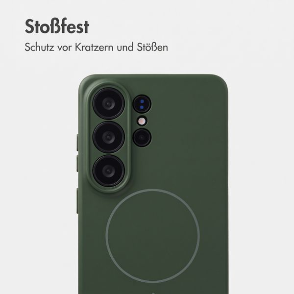 Accezz Grip Backcover mit MagSafe Samsung Galaxy S26 Ultra - Dunkelgrün