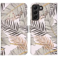 imoshion Design TPU Klapphülle für das Samsung Galaxy S22 Plus - Glamour Botanic