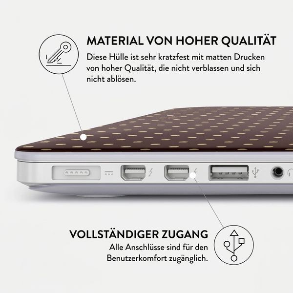 Burga Hardshell Hülle Apple MacBook Pro 14 Zoll (2021 / 2023 M3 chip / 2024 M4 chip / 2025 M5 chip) - Sorry Busy