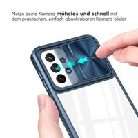 imoshion Back Cover mit Kameraschieber für das Samsung Galaxy A53 - Dunkelblau