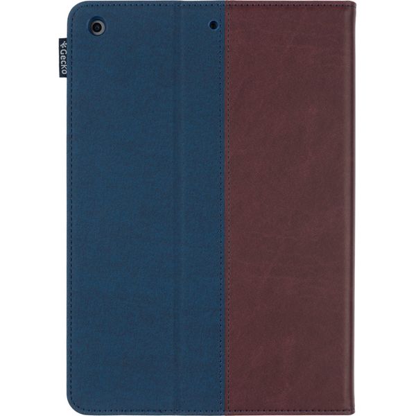 Gecko Covers EasyClick Klapphülle Blau / Braun für iPad 9 (2021) 10.2 Zoll / iPad 8 (2020) 10.2 Zoll / iPad 7 (2019) 10.2 Zoll