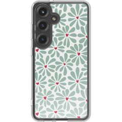 imoshion Design Hülle Samsung Galaxy S25 - Bloom Love Sage Green
