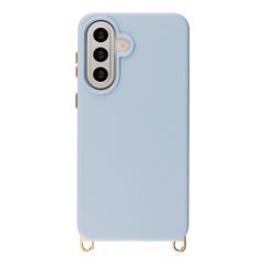 Selencia Rivièra Backcover mit MagSafe mit abnehmbaren Haken Samsung Galaxy A57 (5G) - Powder Blue