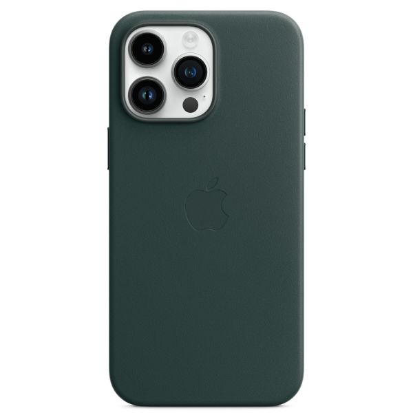 Apple Leder-Case MagSafe für das iPhone 14 Pro Max - Forest Green