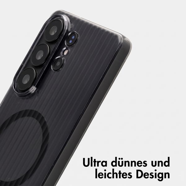 Accezz Lite Backcover mit MagSafe | Fluted | Samsung Galaxy S26 Ultra - Schwarz
