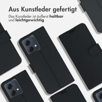 Accezz Wallet TPU Klapphülle Motorola Moto G84 - Schwarz
