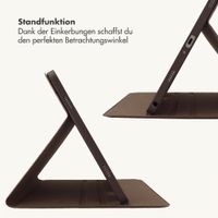 Selencia Croco Klaphülle Samsung Galaxy Tab A11 Plus / A9 Plus - Choco Brown