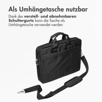 Accezz Geschäftliche Laptoptasche – Universelle Laptoptasche bis 17 Zoll – Schwarz