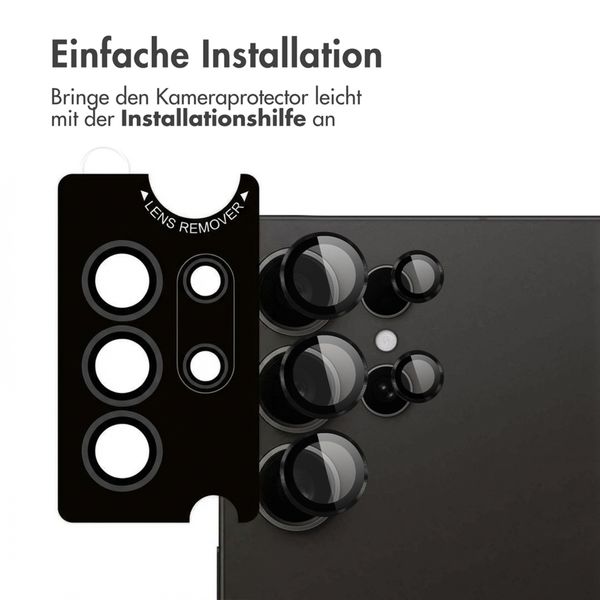 imoshion 2er-Pack Objektivschutz für Kamera für das Samsung Galaxy S25 Ultra - Schwarz