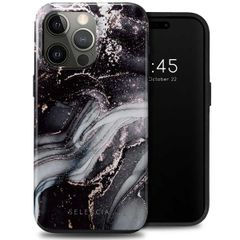 Selencia Vivid Back Cover Apple iPhone 15 Pro Max - Chic Marble Black