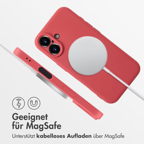 imoshion Color Back Cover mit MagSafe Apple iPhone 16 - Dusty Rose