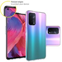 Accezz TPU Clear Cover für das Oppo A74 (5G) / A54 (5G) - Transparent