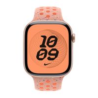 Apple Nike Sport Armband für  Apple Watch Series 1 - 9 / SE (38/40/41 mm) | Series 10 / 11 (42 mm) - Größe S/M - Alpenglow Pink