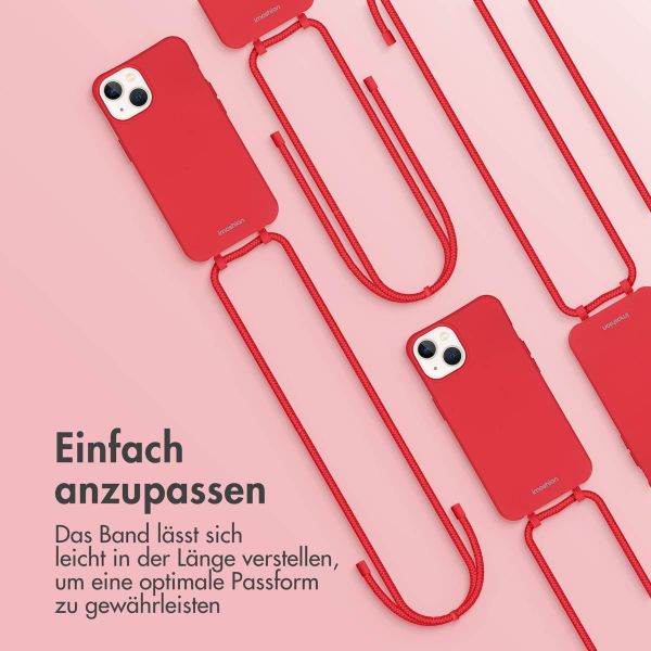 imoshion Color Backcover mit abtrennbarem Band Apple iPhone 13 - Rot