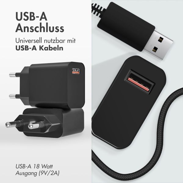 imoshion 18 Watt Ladegerät | USB-A - Schwarz