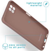 imoshion Color TPU Hülle für das Samsung Galaxy A22 (5G) - Taupe